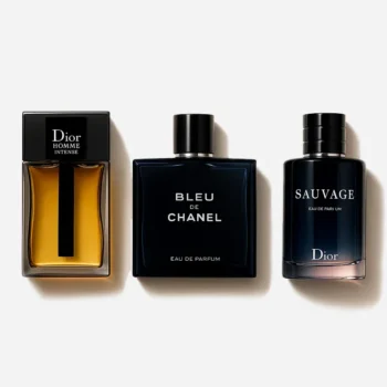 Combo: Dior Sauvage, Bleu de Chanel, Dior Homme Intense (100ml each)