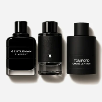 3-Piece Fragrance Set: Tom Ford Ombre Leather, Givenchy Gentleman, Montblanc Explorer (100ml each)