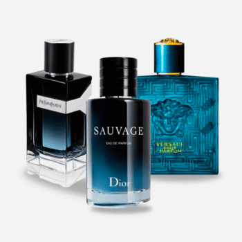 Combo of 3 Fragrances: Dior Sauvage, Yves Saint Laurent Y Men, Versace Eros (100ml each)