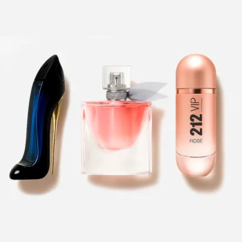 3-Piece Fragrance Combo: Carolina Herrera Good Girl, Lancôme La Vie Est Belle and Carolina Herrera 212 VIP Rosé (100ml each)